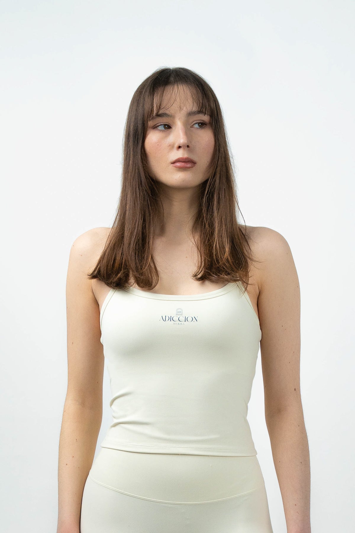 T-shirt beige crème ADICCION