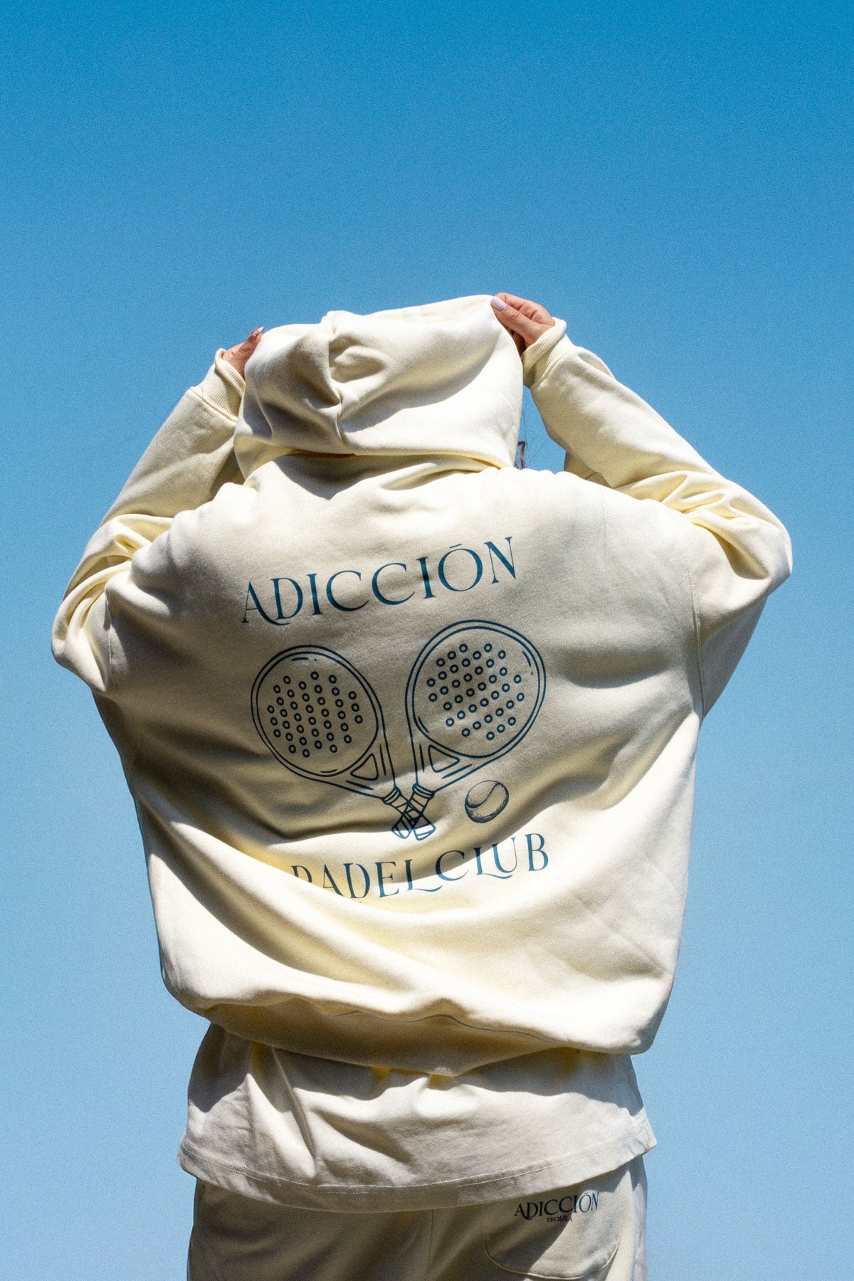 Sweat à capuche crème Reposado